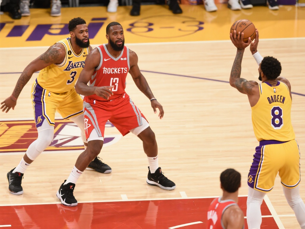 火箭第三节罚球8-3占优,三节战罢湖人罚球总数11-8反超 在第三节比赛中,火箭队在罚球环节以8-3