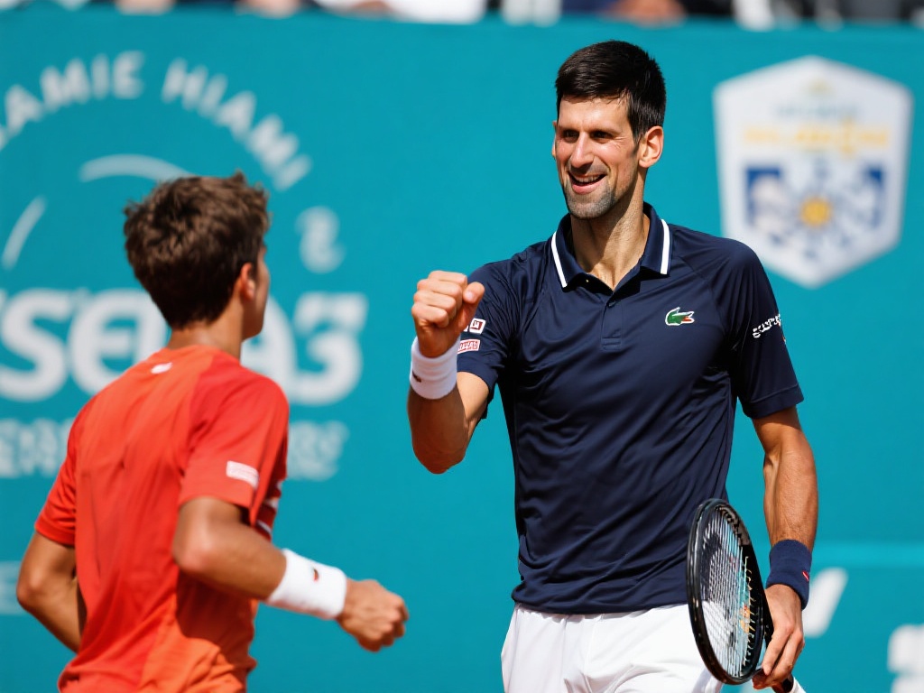 迈阿密大师赛男单决赛:门希克直落两盘击败德约科维奇 此外,这场比赛也为其他年轻选手树立了榜样