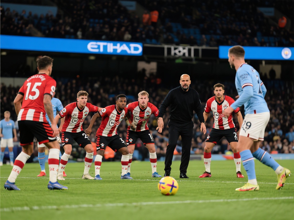 南安普顿0-0战平曼城,积分达12分超越德比郡英超历史最低纪录 在与曼城的比赛中,南安普顿的主教练选择了