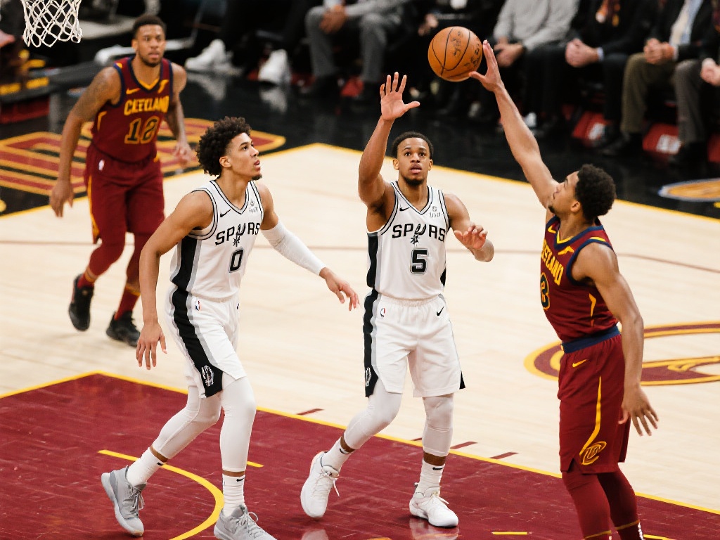 米切尔三双表现耀眼 骑士主场力克马刺 尽管最终落败,但圣安东尼奥马刺队在本场比